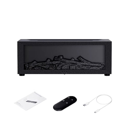 Fireplace Humidifier Flame Aroma Humidifier for Home Aromatherapy Fragrance Diffuser Essential Oil Diffuser with Remote Control