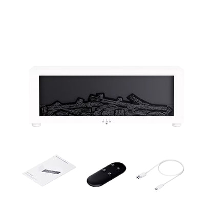 Fireplace Humidifier Flame Aroma Humidifier for Home Aromatherapy Fragrance Diffuser Essential Oil Diffuser with Remote Control